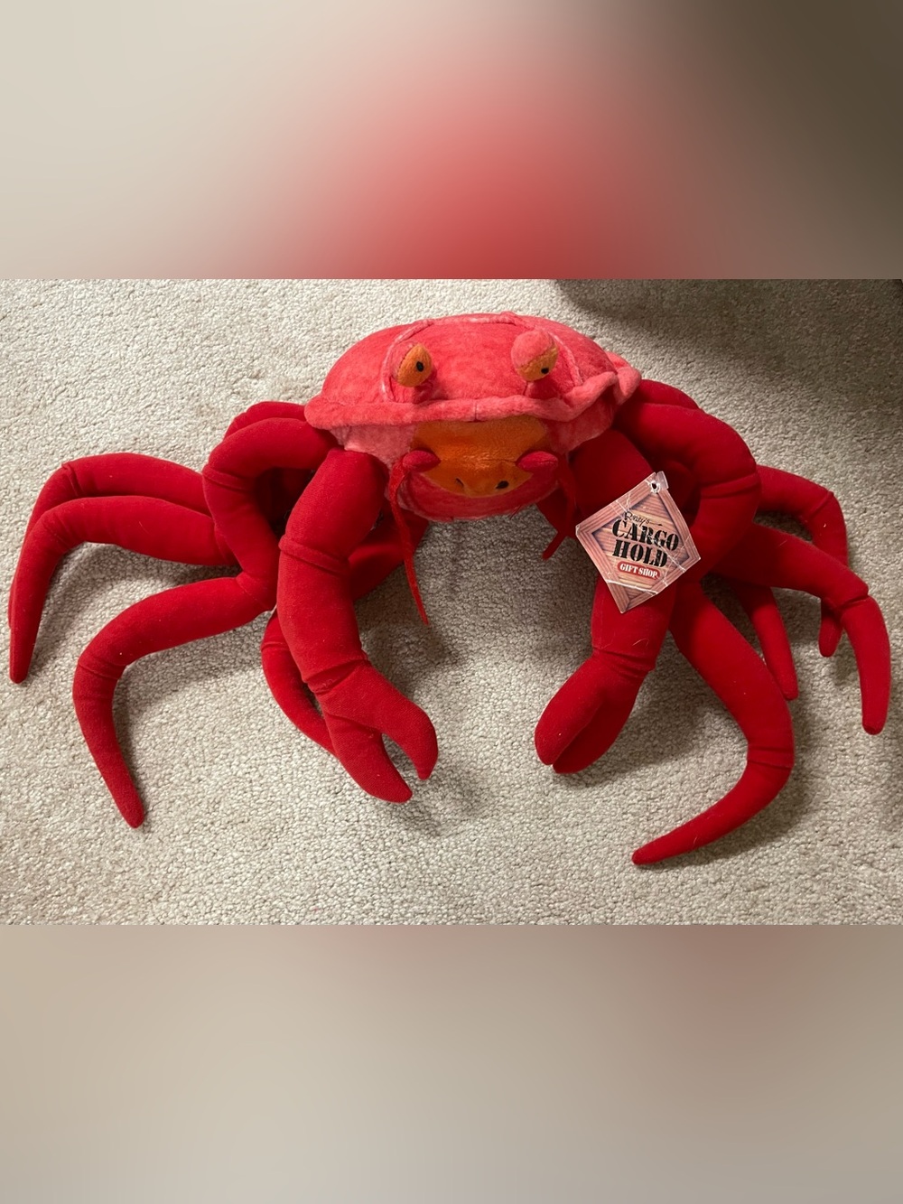Red Plush Crab Plushie